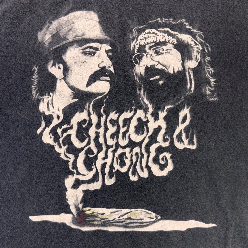 Alstyle Cheech & Chong Graphic Tee Comedy Stoner Movie‎ T Shirt L